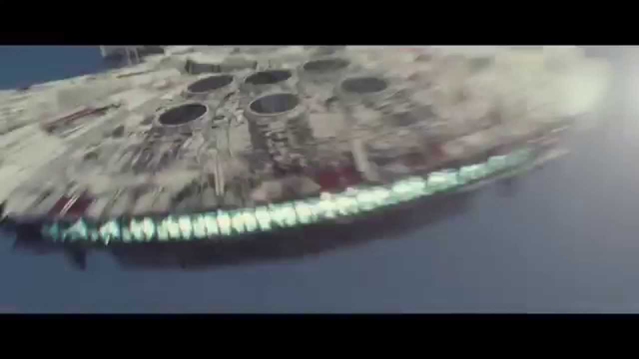 Star Wars: Episode VII - Confusing Shot of Millennium Falcon Stabilized