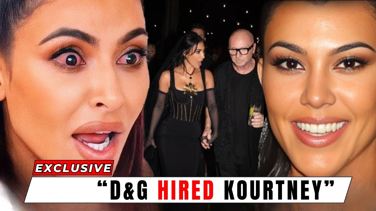 KIM Kardashians WORLD Shattered After Dolce & Gabbana Kicks Her OUT for KOURTNEY!
