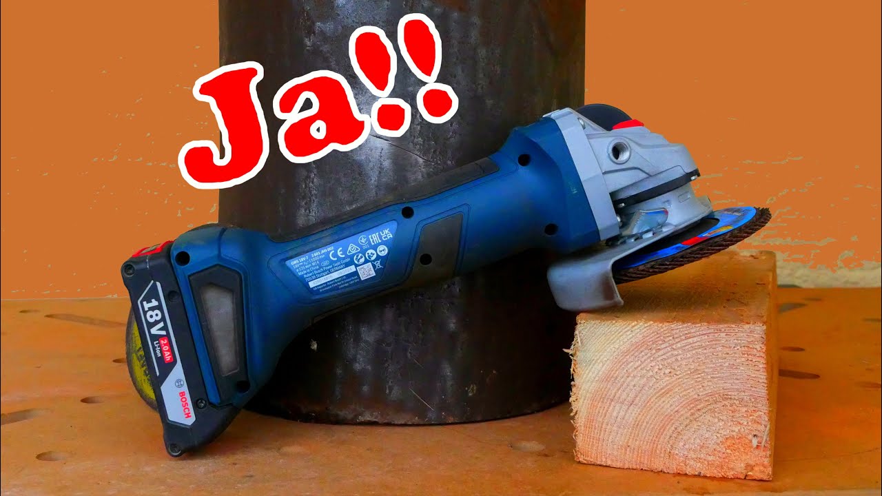 Im Test: der Bosch Akku Winkelschleifer GWS 18V-7, hält er was er verspricht?