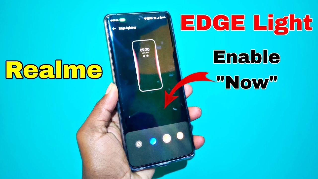 Realme EDGE Light Enable | Realme EDGE Light kaise ON kare? | How to Enable EDGE Light in Realme