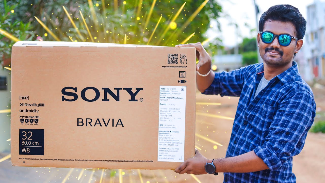 அடேங்கப்பா! 30000க்கு இப்படி ஒரு டிவியா?⚡⚡⚡ | Unboxing & Review -  Sony Bravia 32 W830 in Tamil