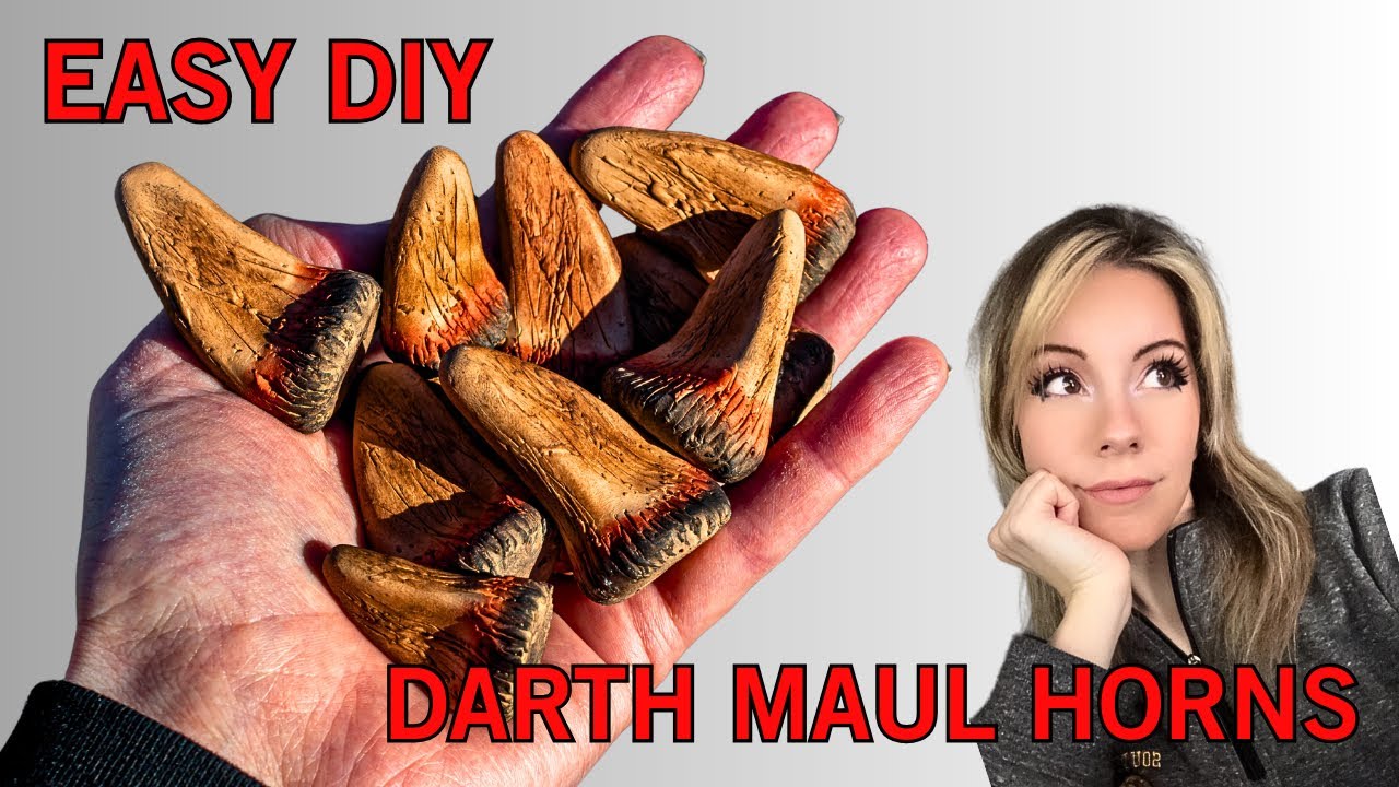 ZERO to SITH LORD - DIY Darth Maul Horns for Cosplay and Halloween!