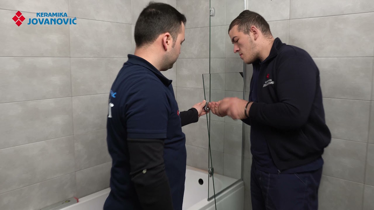 Montaža tuš paravana Marko - video uputstvo - Keramika Jovanović