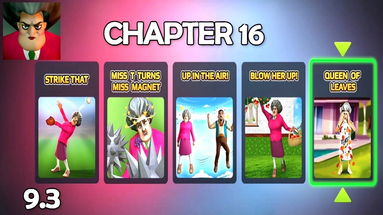 Scary Teacher 3D 9.3 - Chapter 16 Sun out Fun out All levels guides