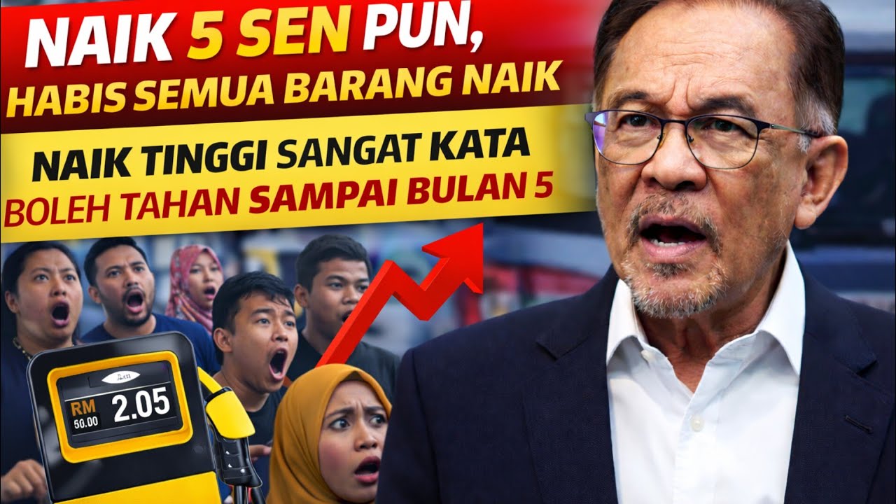 1 MALAYSIA 'MARAH' HARGA MINYAK NAIK, BIMBANG KOS SARA HIDUP MENINGKAT