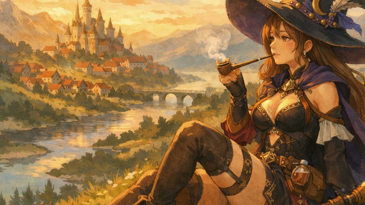 Medieval Fantasy Ambience — Smoke Above the City