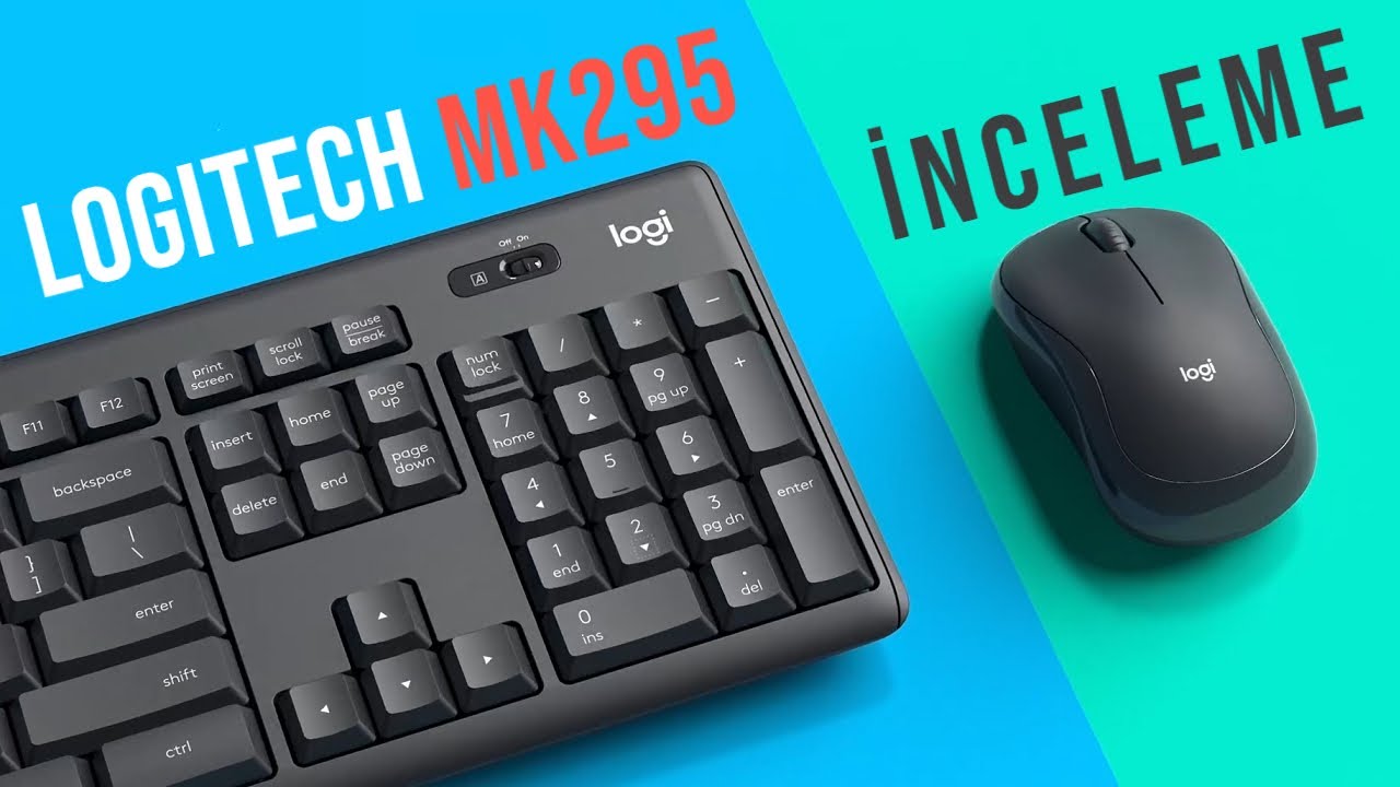 Uygun Fiyatlı Sessiz Klavye Logitech MK295 ve Fare Seti İncelemesi.