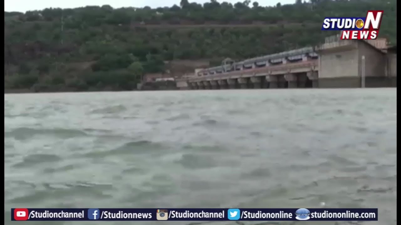 Srisailam Project Filled with Heavy Water Inflow  | Studio N