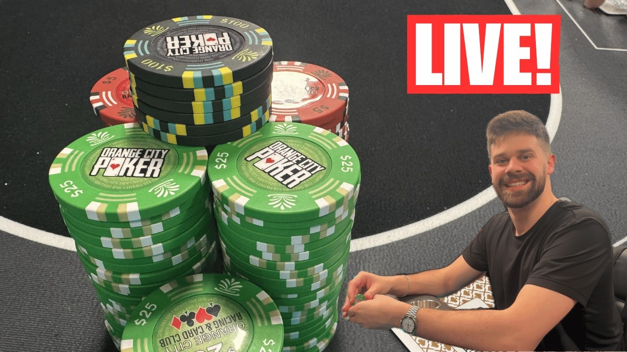 I Battle Sethy Poker In a 2/5/10/20 Live Stream at Orange City !!! -  Kyle Fischl Poker Vlog Ep 254