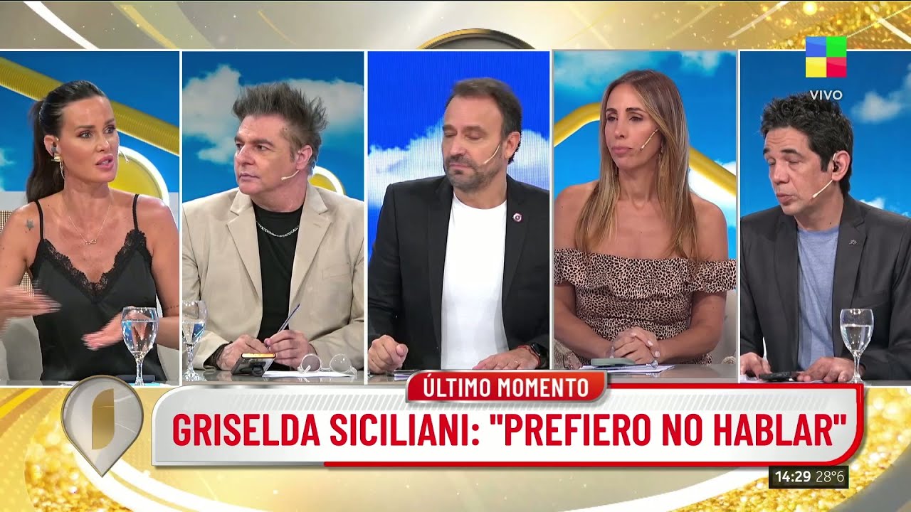 🔴 GRISELDA SICILIANI evita hablar tras rumores de crisis con LUCIANO CASTRO