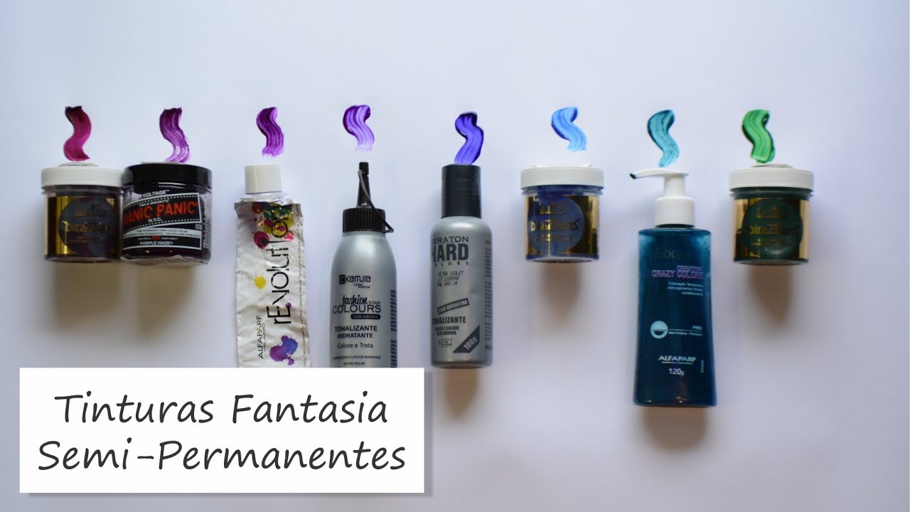 Comparando Tinturas Coloridas Semi-Permanente! | Cabelo colorido