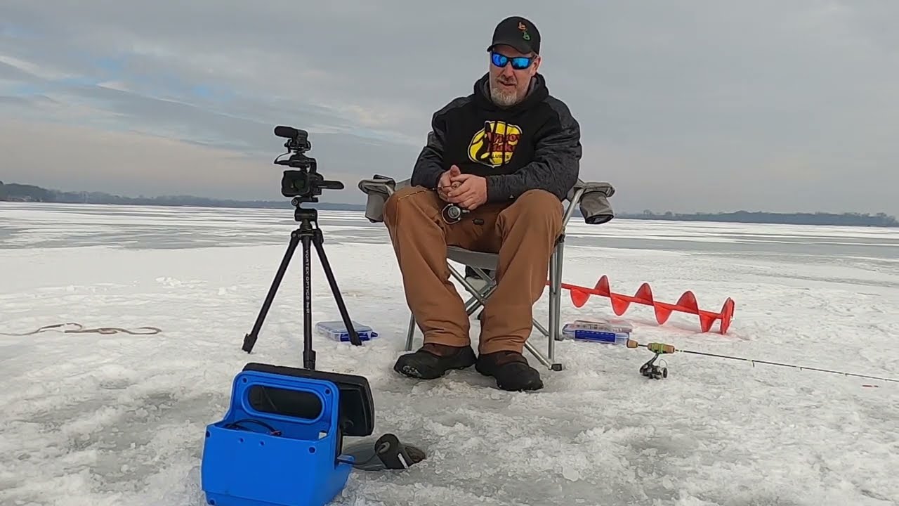 Perch fishing on Lake Waubesa