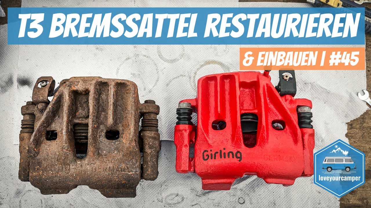 VW T3 Bremssattel restaurieren und einbauen | VW T3 Restaurierung I #45