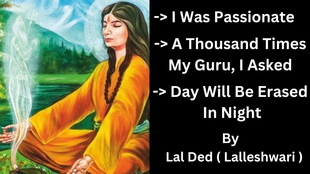 Bhakti Movement | Lal Ded | RTC | Poems | MEG 15 | IGNOU