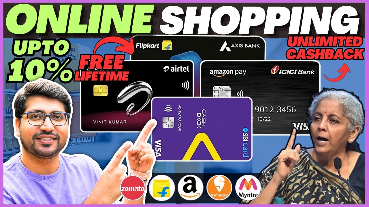 Free Credit Card⚡Best Credit Card for Online Shopping⚡Best Credit Card for Offline Spends / Shopping