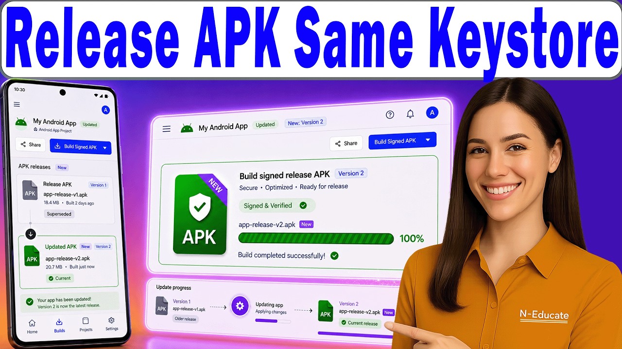 Build New Signed Release APK from Google AI Studio Android App (After Updating Your App)