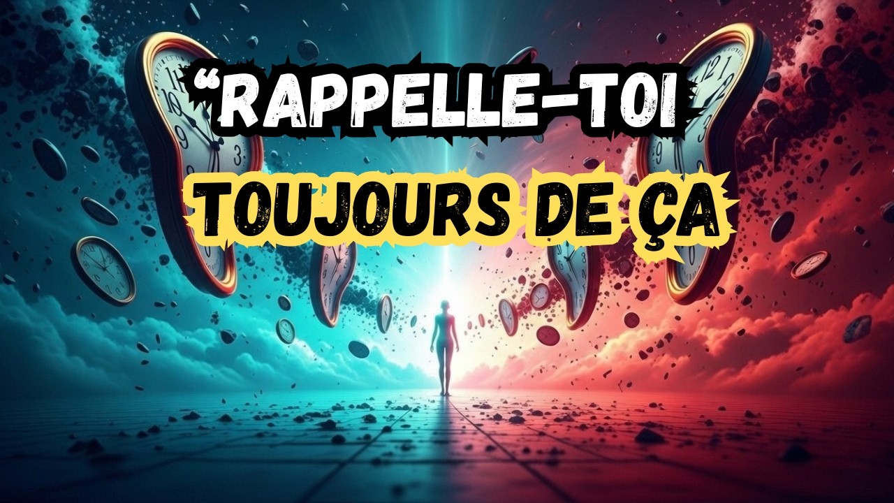 Quand le temps perd la raison, il reste l’instant. Citation réflexion.