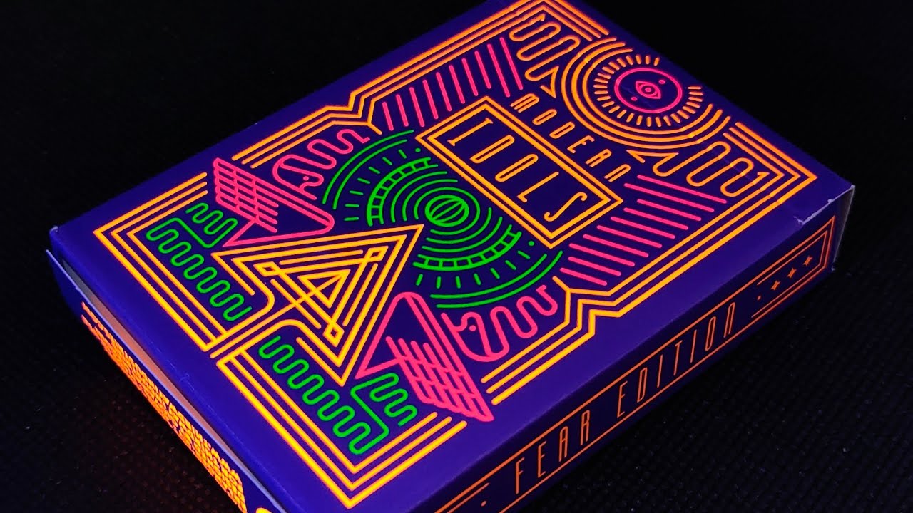 Modern Idols Fear Edition Playing Cards (Under UV Blacklight)