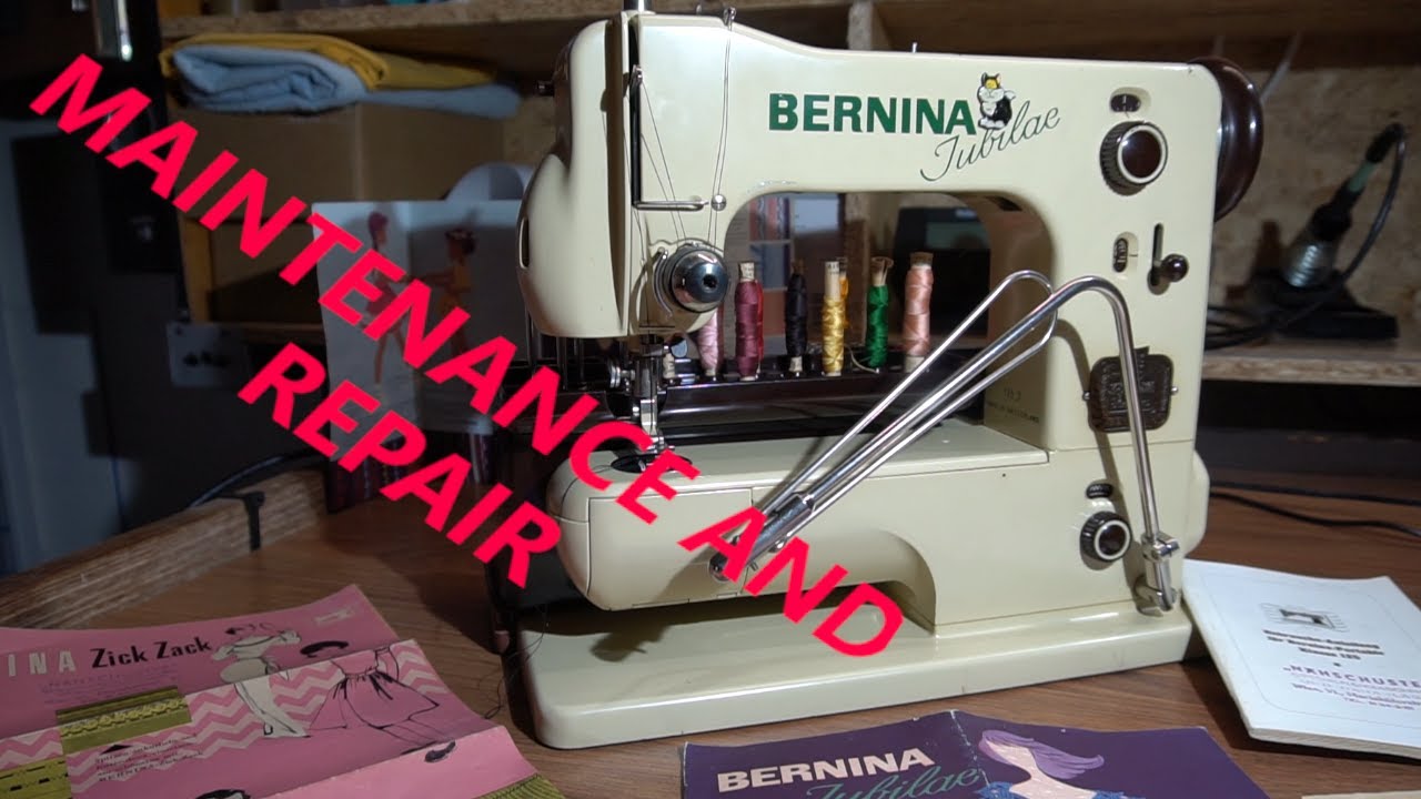 1953 Bernina Jubilae 125J Sewing Machine | Maintenance & Repair