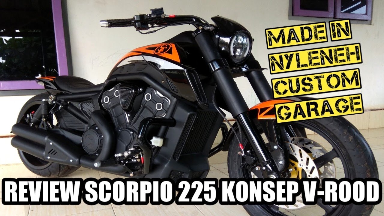 Review Yamaha Scorpio 225 Berkonsep Vrood | made in NYLENEH CUSTOM GARAGE