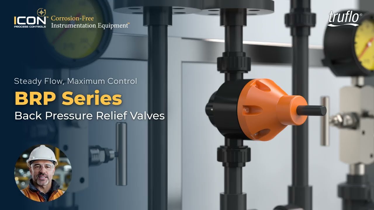 Truflo® BRP & BR3P Back Pressure Relief Valves | Precision Pressure Control | Icon Process Controls