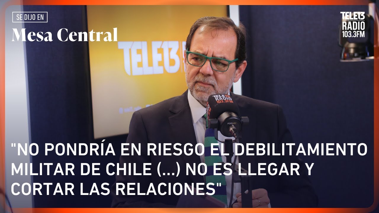 Mulet por relaciones diplomáticas entre Chile e Israel | Mesa Central