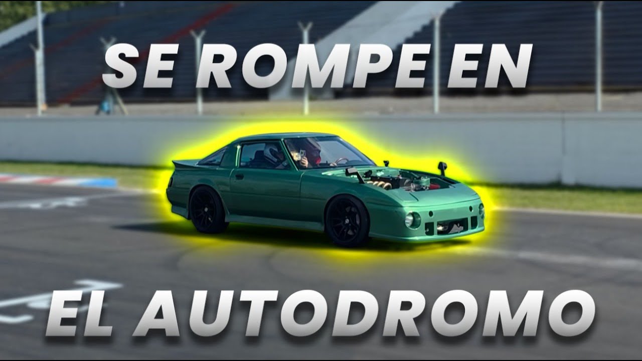 De una a la pista!!! Y rompimos todo!! Mazda RX7 swap K24
