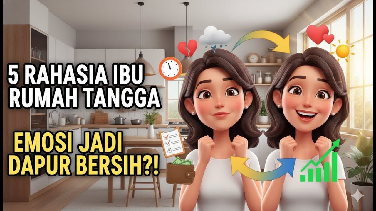 5 Rahasia Ibu Rumah Tangga: Mengubah Emosi Jadi Dapur Bersih.