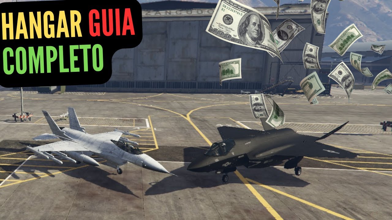 [GTA V]💲Como ganhar dinheiro e ficar milionário com o Hangar/Guia completo