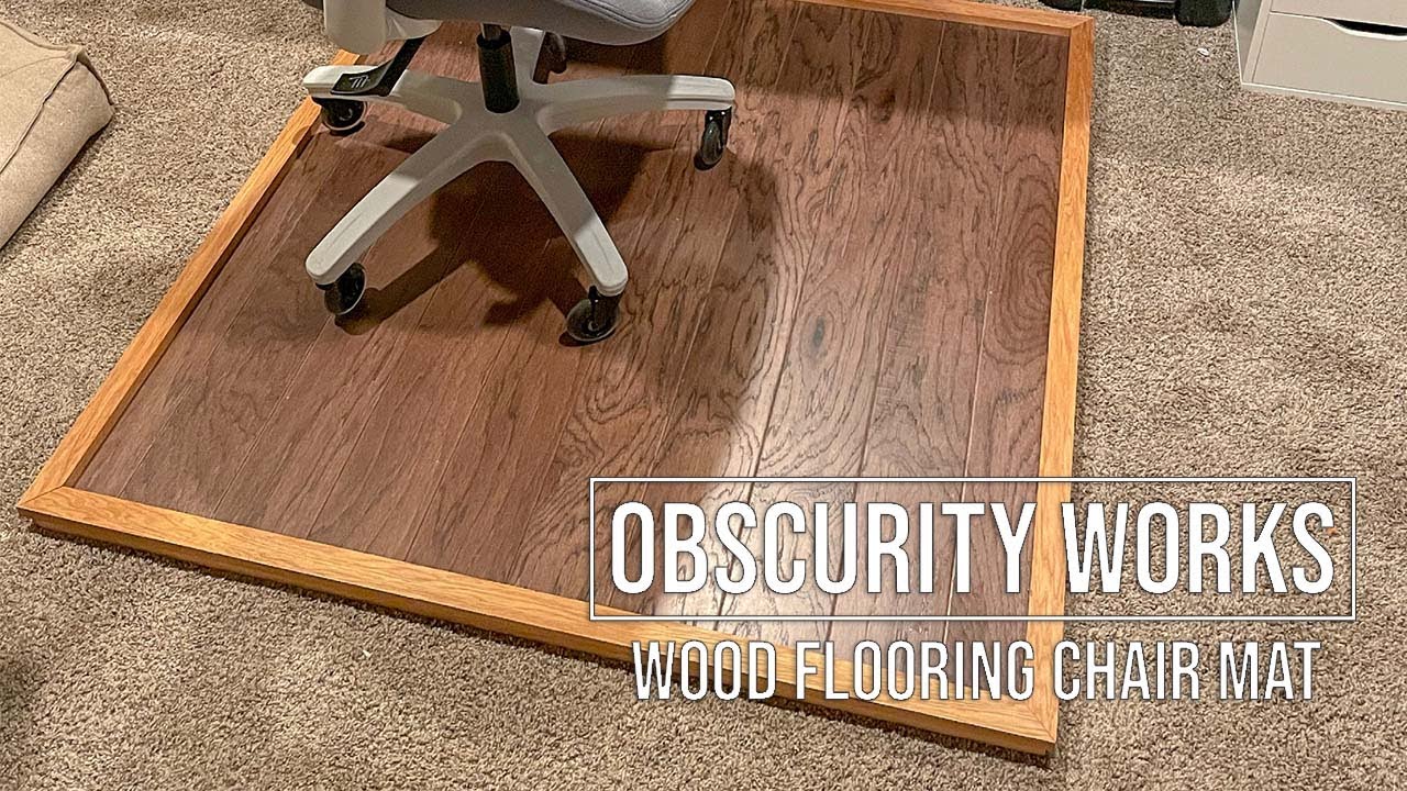 Wood Flooring Office Chair Mat