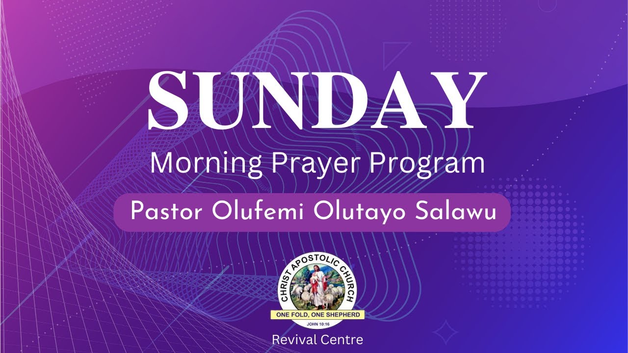 EARLY MORNING PRAYER PROGRAM WITH PASTOR OLUFEMI OLUTAYO SALAWU 08-02-2026