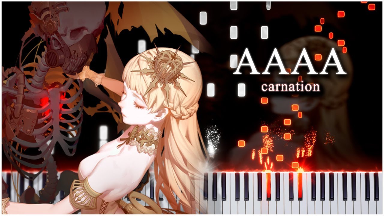 Carnation (ああああ) 【 НА ПИАНИНО 】