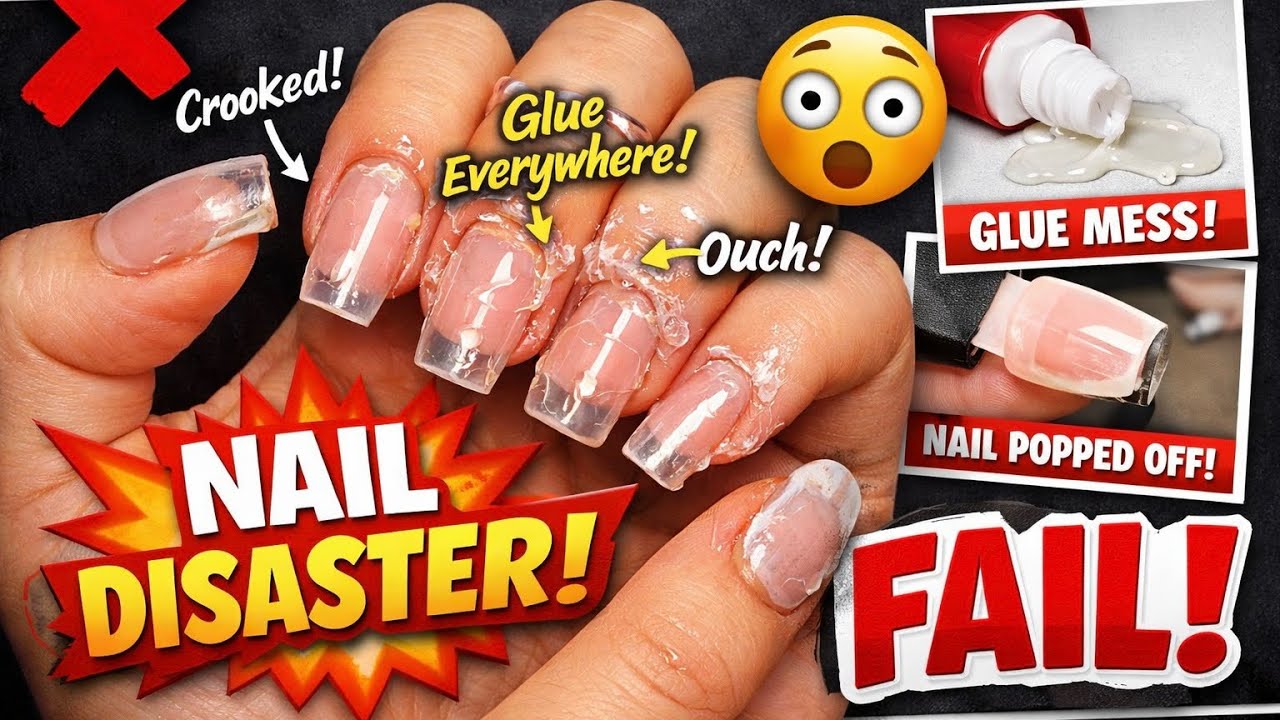 When putting on press-ons fails - 