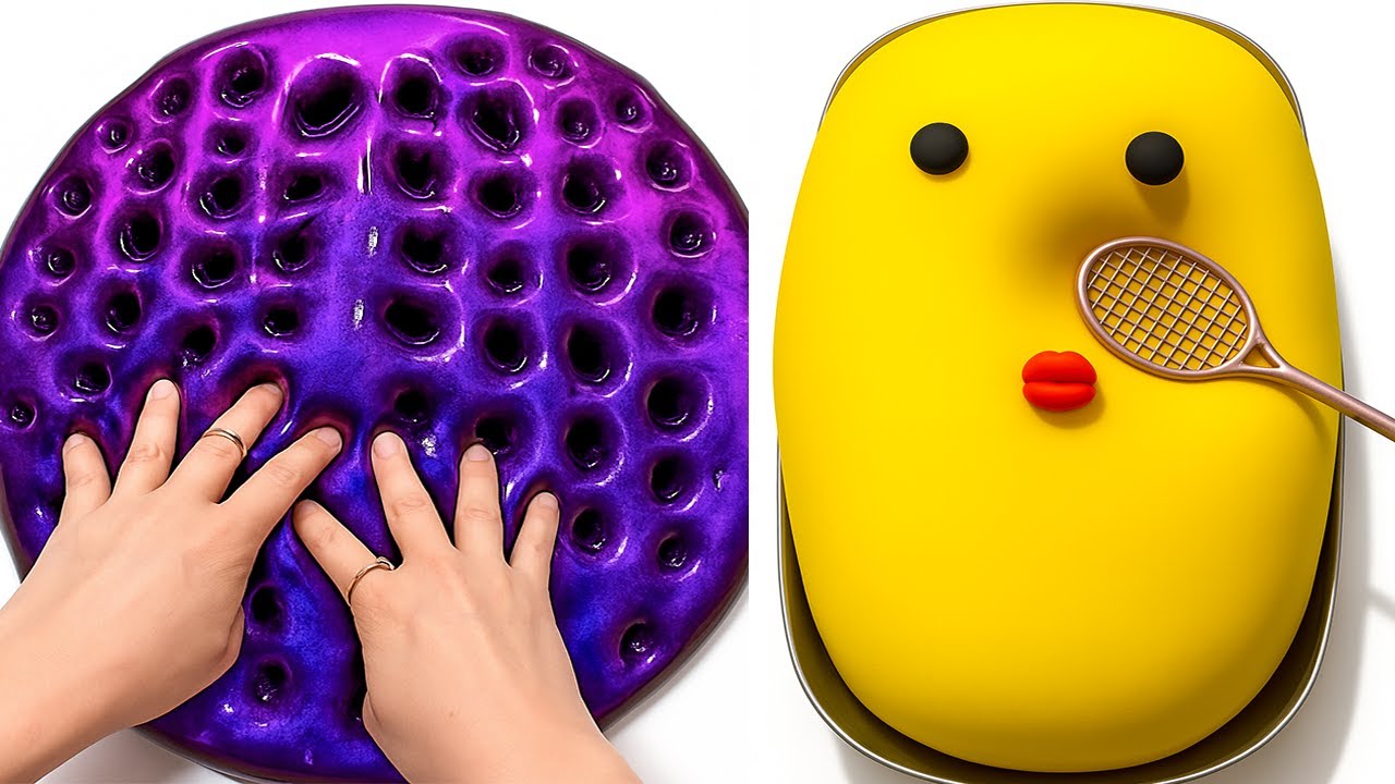 Расслабляющие АСМР-видео со слаймом для сна | Satisfying Slime No Talking ASMR 3753