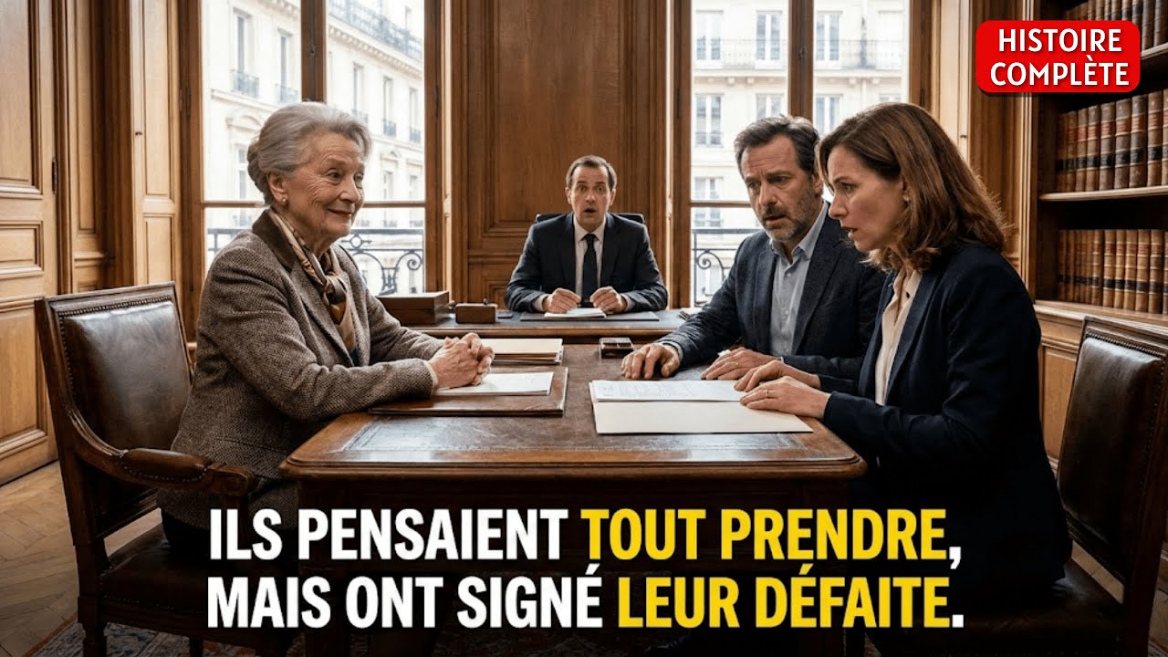 Mes enfants voulaient me dépouiller, alors je leur ai tendu un piège chez le notaire !