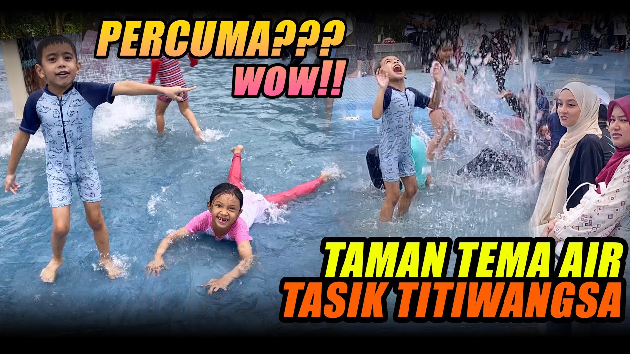 Serius La Ada Taman Tema Air PERCUMA!!! | Kolam Air Tasik Titiwangsa, KL