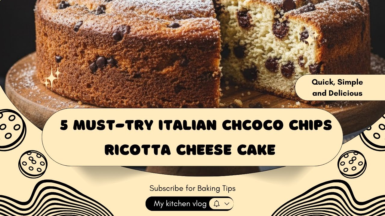 Italian Chocolate  Chip Ricotta Cake | Halloween 2025 | My Kitchen Vlog 