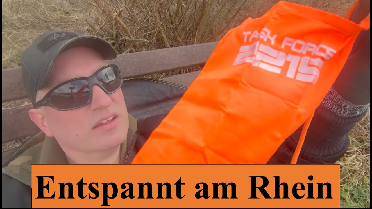 Entspannt am Rhein und mit dem orangenen Tuch :) mit Lebensweisheiten :) #realax #entspannung