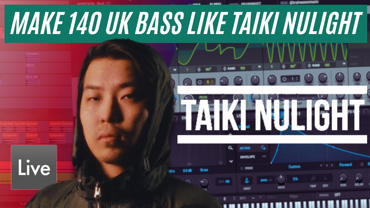 Как сделать 140 UK Bass в стиле Taiki Nulight (урок по звуковому дизайну Serum 2)