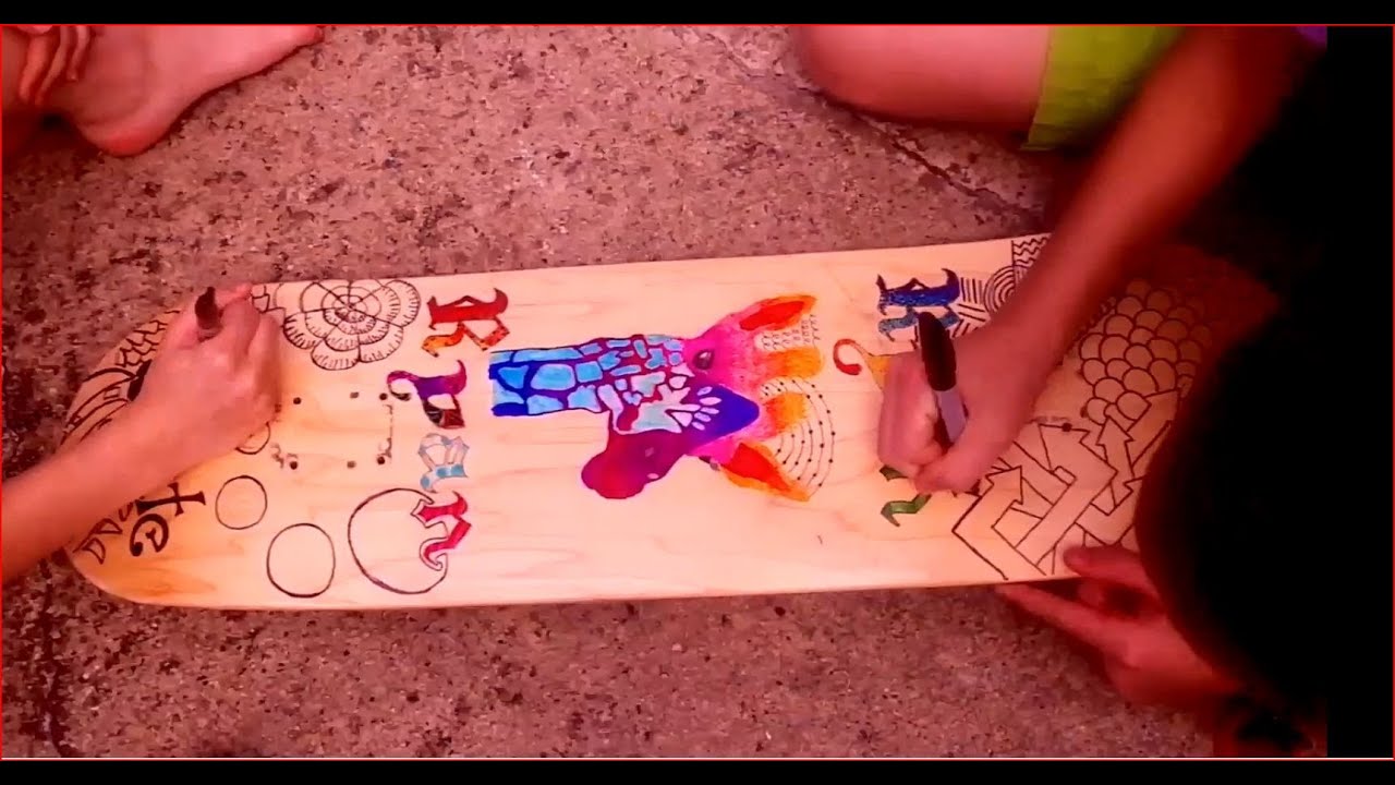 Skateboard Speed Art