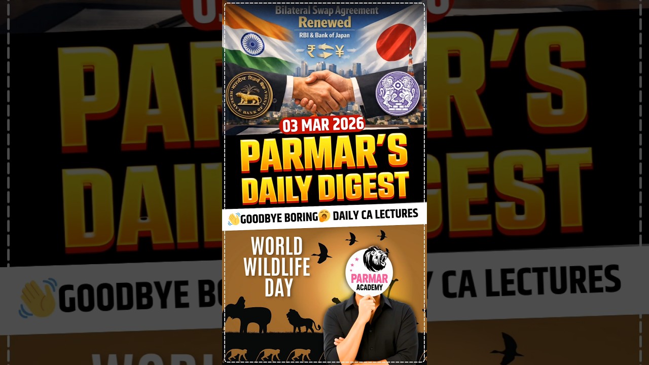 3 MARCH 2026 CURRENT AFFAIRS | INDIA-JAPAN BSA, UP GUINNESS RECORD | SSC   & RRB EXAMS