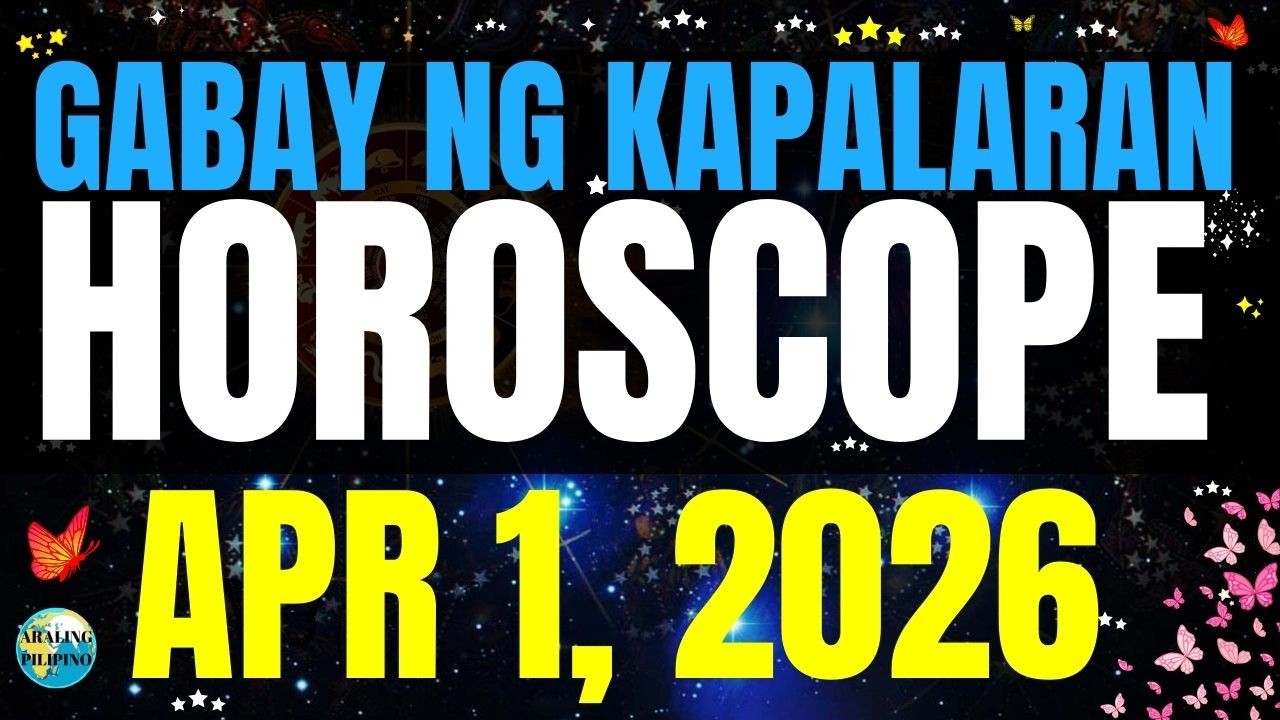 🌏 Horoscope Ngayong Araw April 1, 2026 #HoroscopeTagalog #kapalaranhoroscope #horoscopengayongaraw