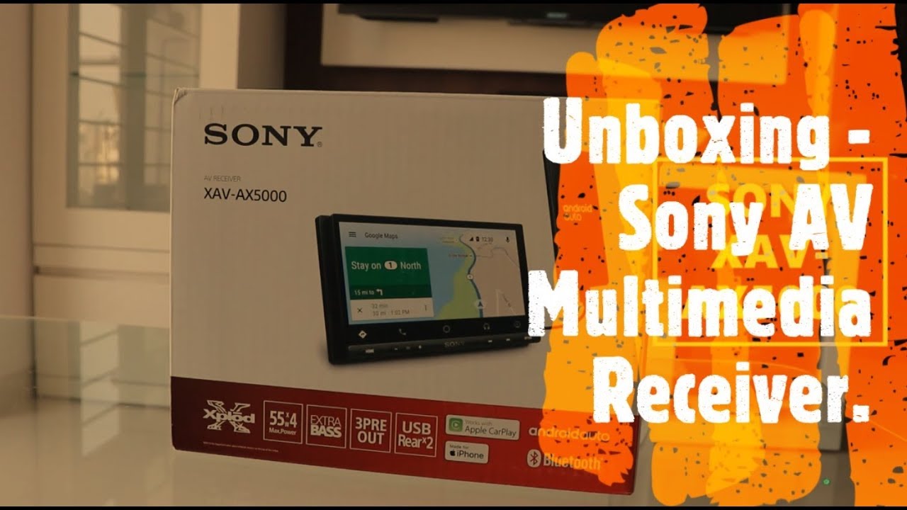 Sony XAV-AX5000 Detailed Un-boxing - Hindi