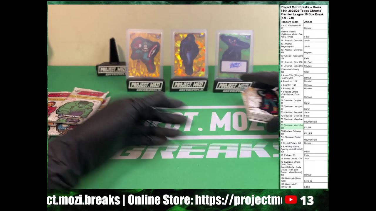 Project Mozi Breaks: 2026 TC EPL, BKB Mega and more #cardbreaks