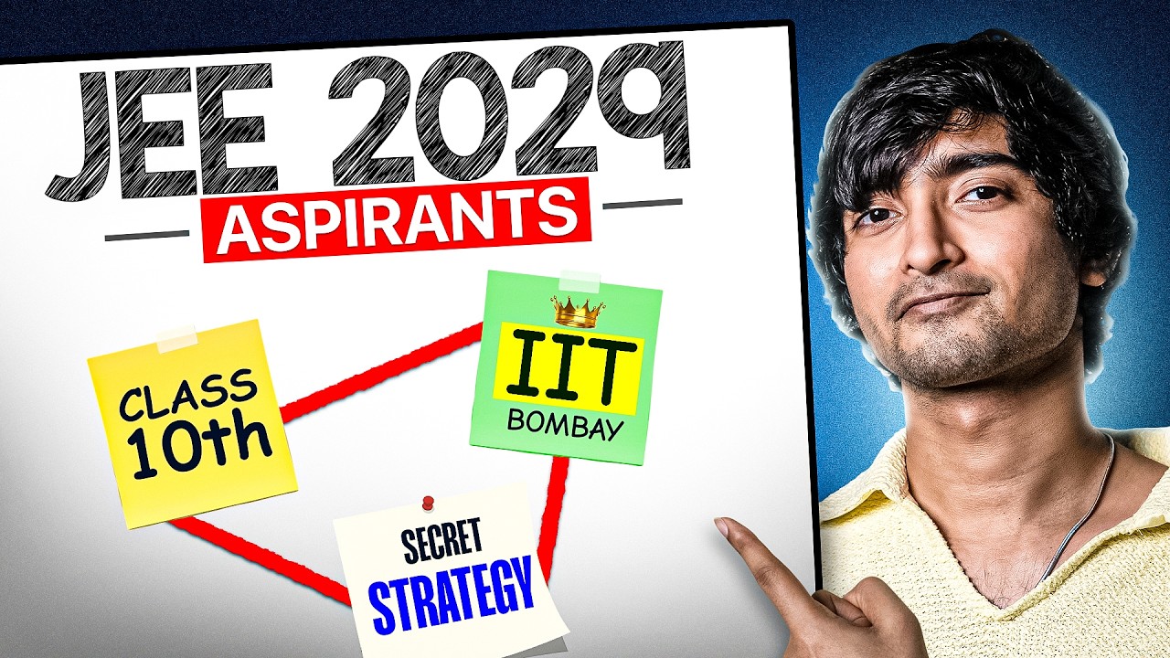 Class 10 Students: Start Like This to Crack JEE 2029!