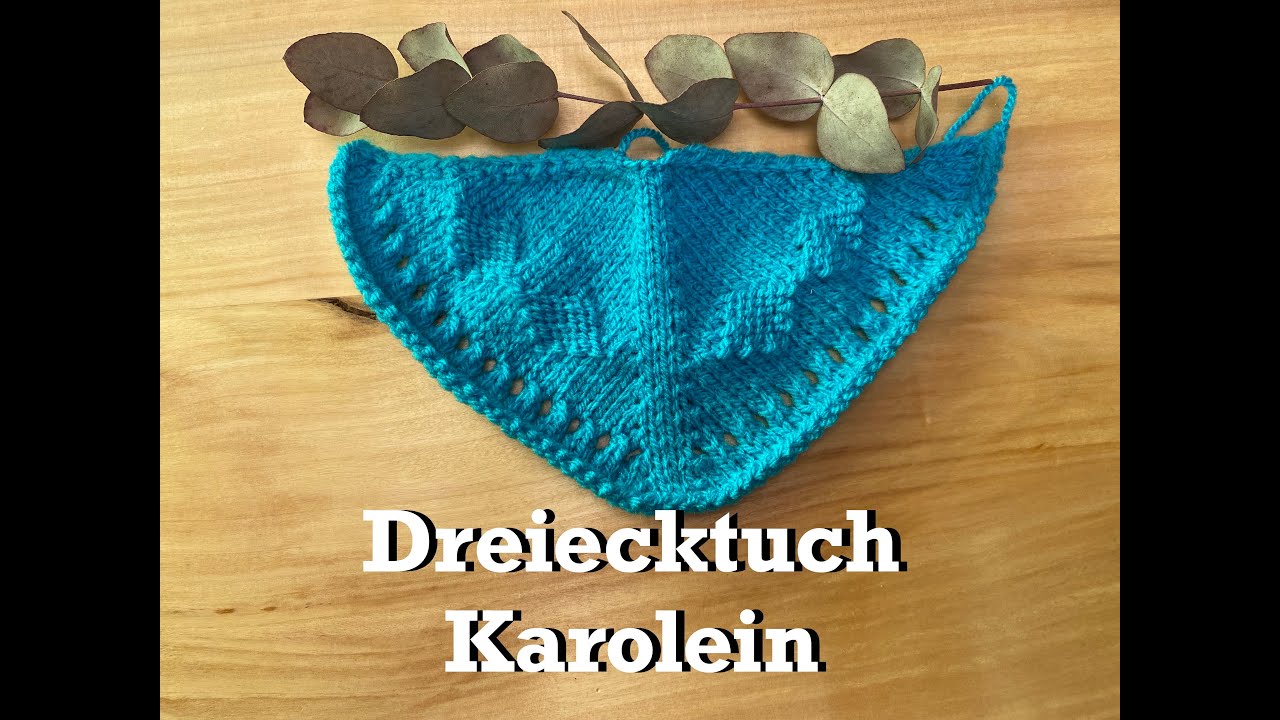 Super einfaches Dreiecktuch Karolein