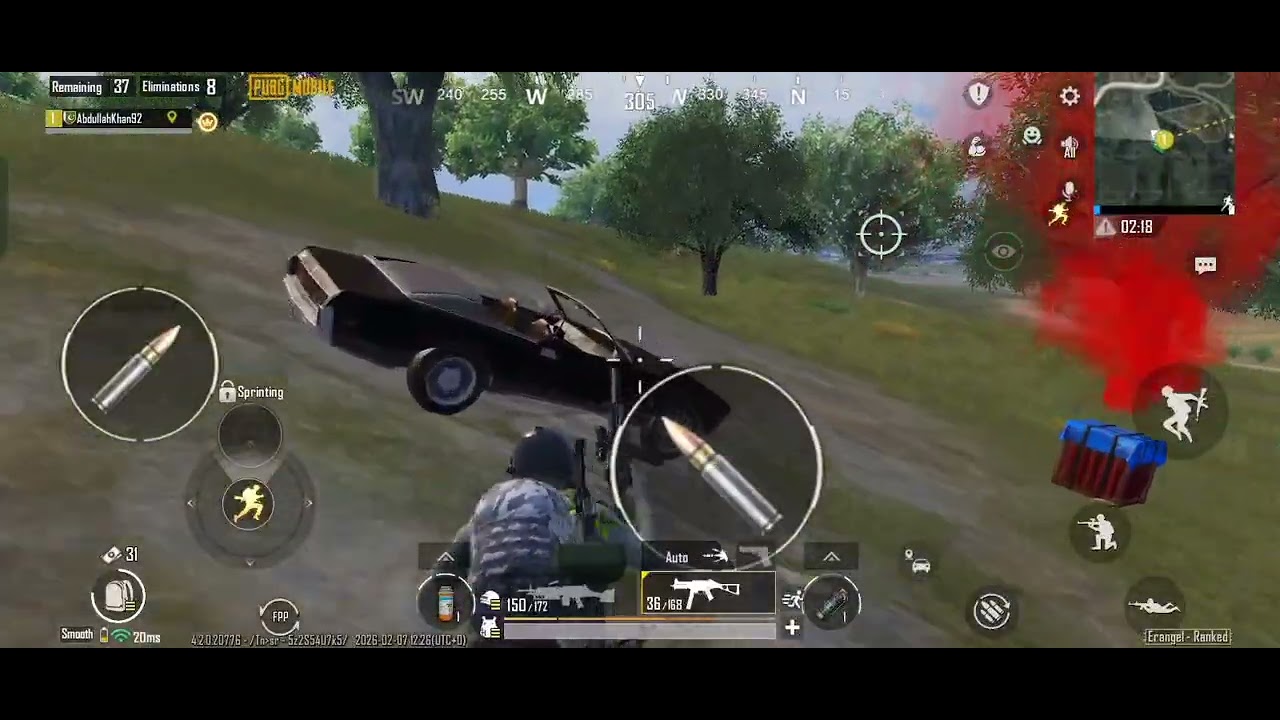 Pubg (Solo Vs Squad's) 07.02.2026 Dominator Conqueror Undefeatable (Hawks Eye)