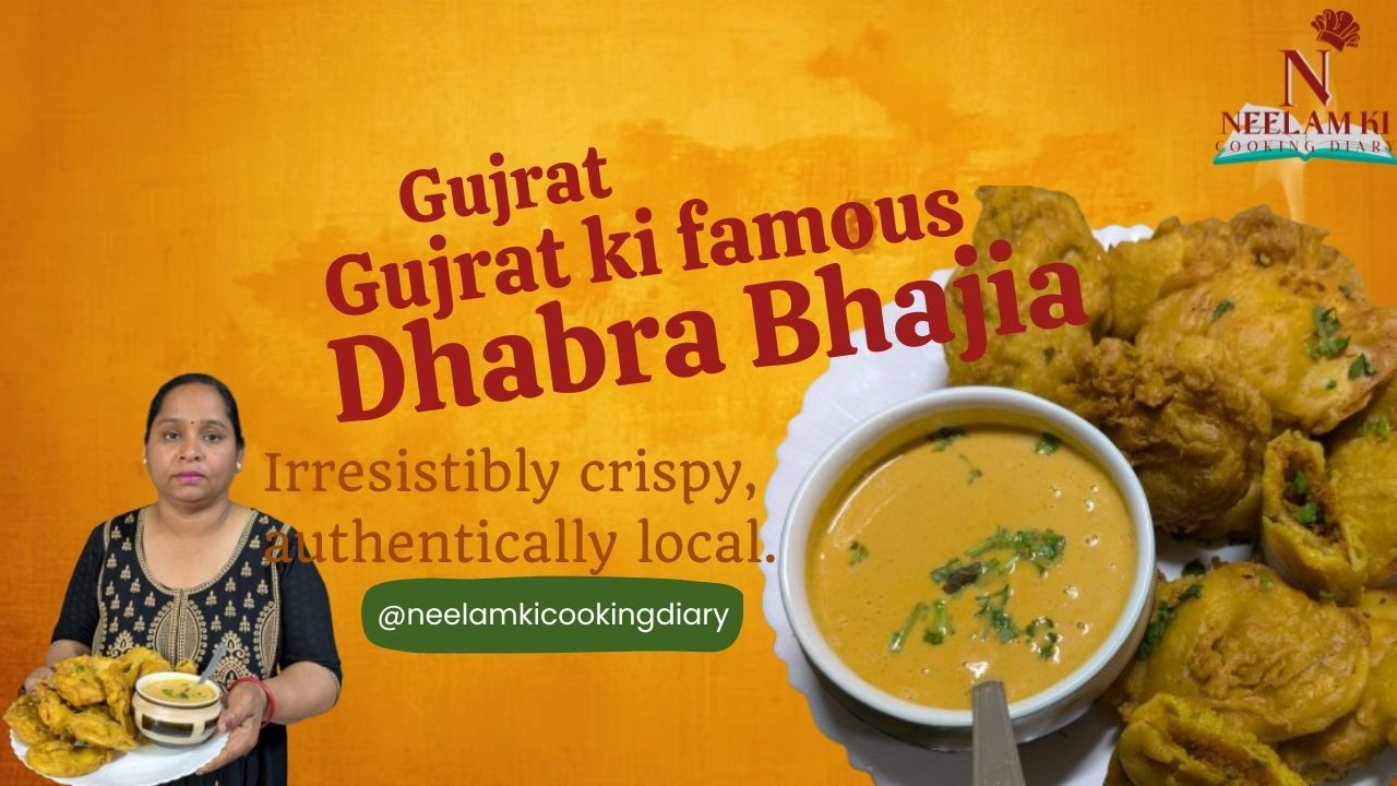 Gujarat Ki Famous Dhabra Bhajia Recipe | Crispy Gujarati Bhajia | Neelam Ki Cooking Diary