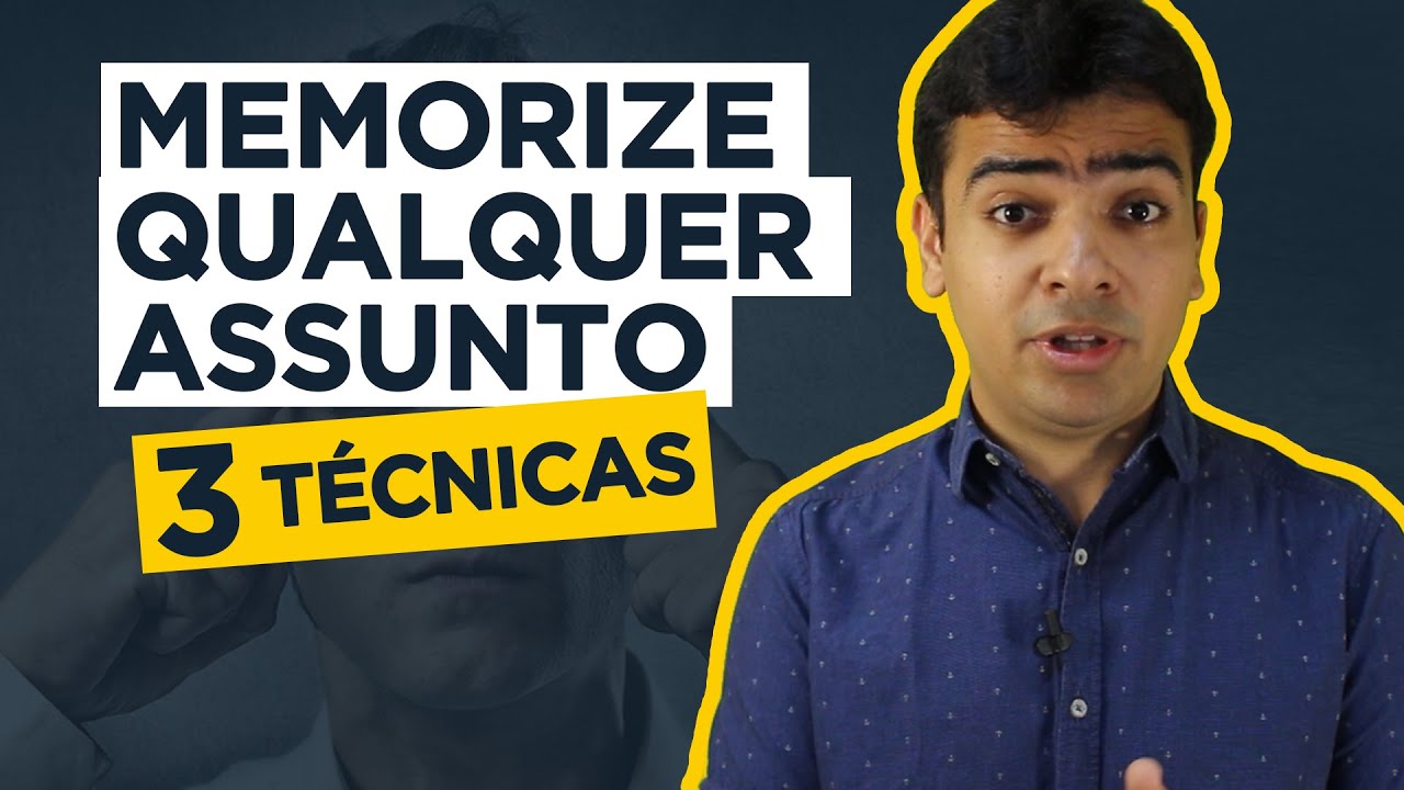 TÉCNICA INFALÍVEL PARA MEMORIZAR QUALQUER ASSUNTO