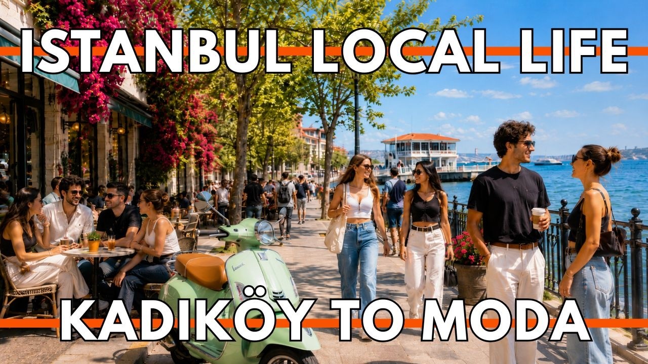 ISTANBUL TURKEY 2026 4K WALKING TOUR | Kadık&ouml;y to Moda, Seaside Streets & Real Life